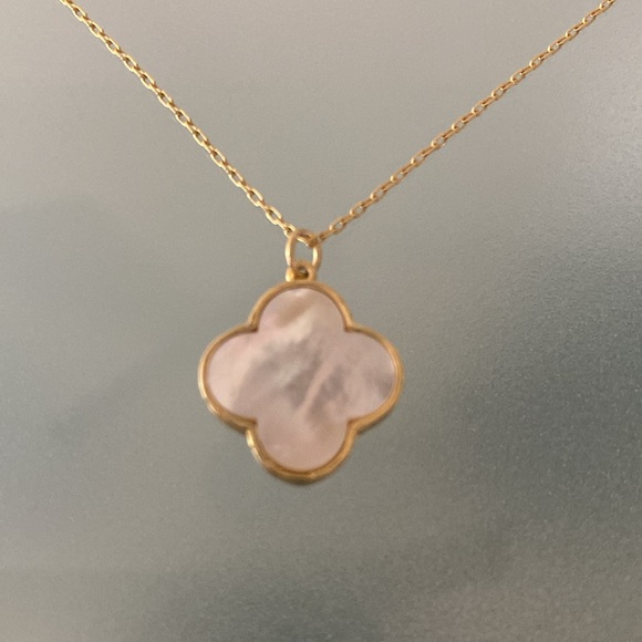 NEW CLOVER Necklace/pendant Silver 925 17.5” ( VCA prototype) - Picture 2 of 11